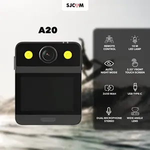 SJCAM A20 Body Cam Infrared Night Vision Camera PAKET BUNDLING