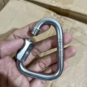 mailon rapid segitiga triangle carabiner safety screw lock for climbing rescue etc