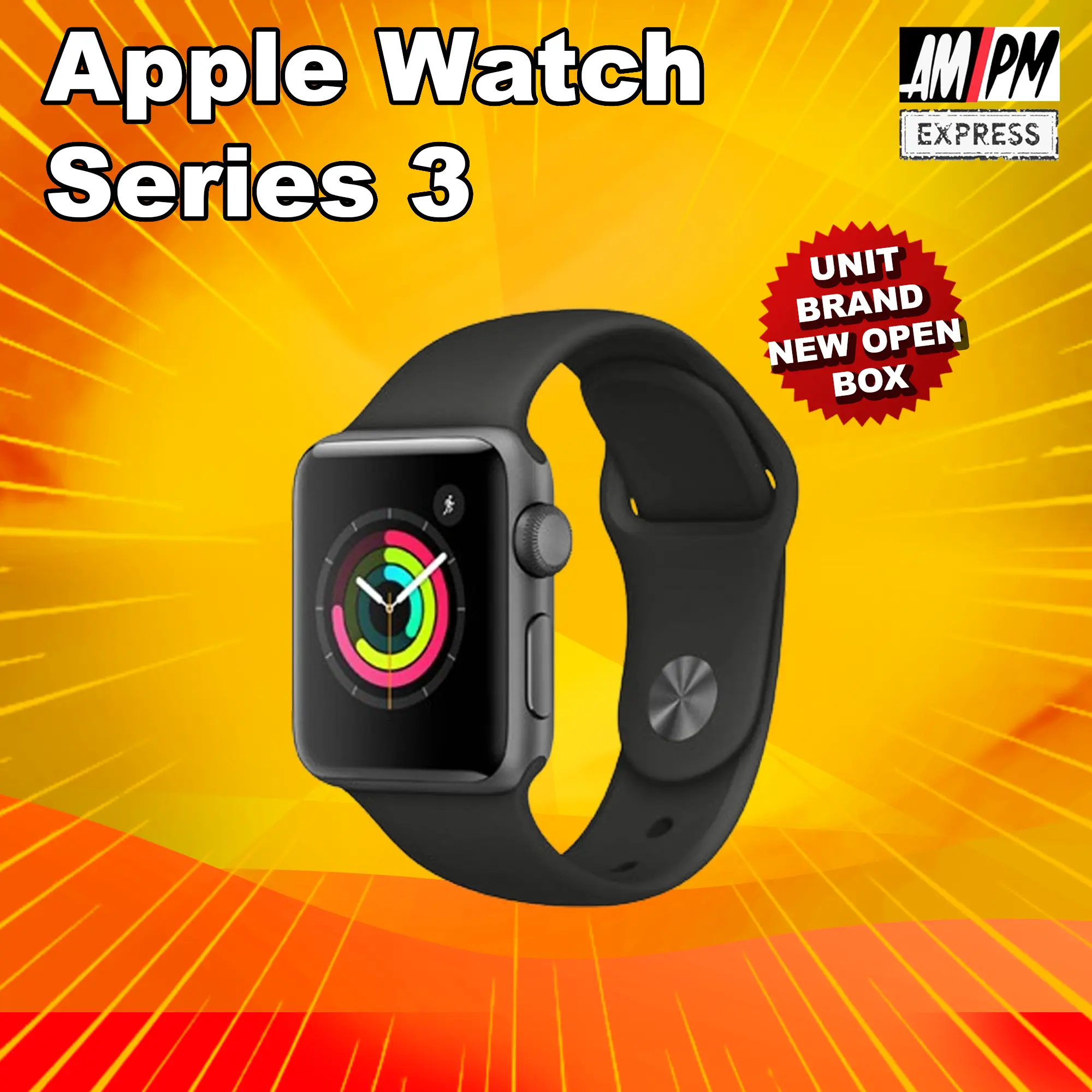 Apple Watch Series 3 38MM 42MM GPS  Aluminium Case With Sport Band