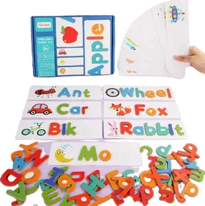 Mainan Anak Edukasi Belajar Mengeja Kosakata / Spelling Puzzle Alphabet