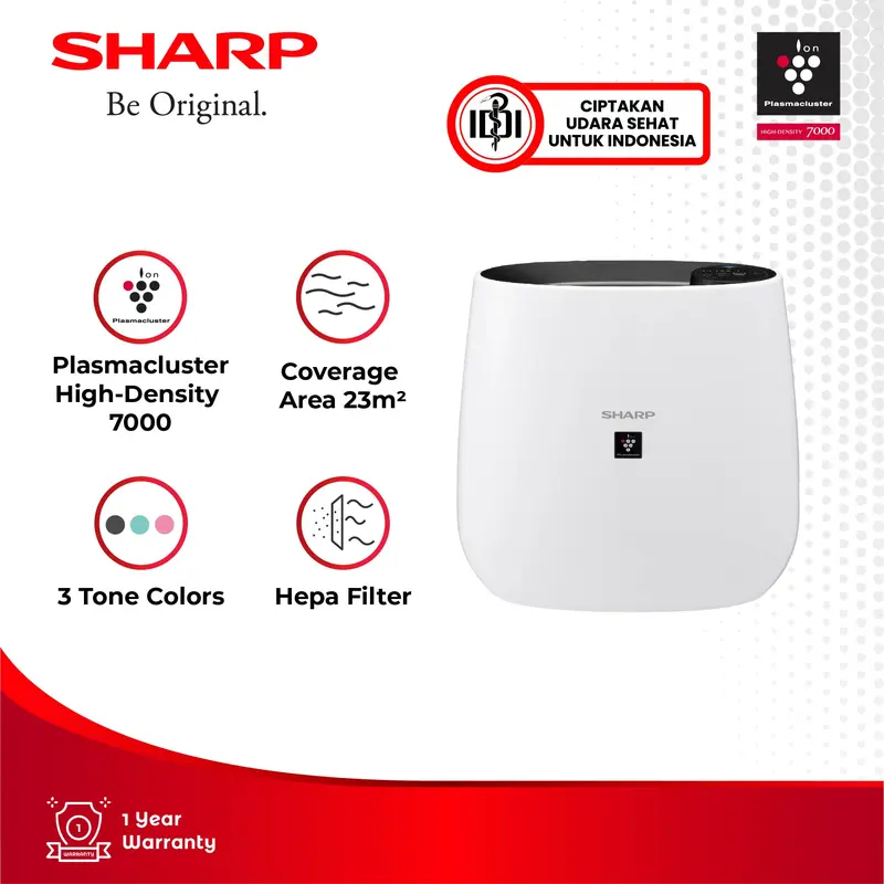 Sharp Air Purifier FP-J30Y-Black / Pink / Aqua Blue 0