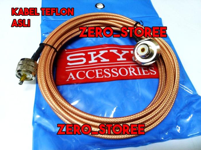 Gambar RIG Kabel Antena Radio ASLI Super Gainer Low lossis TEFLON RG58 dari zero-storee Kota Administrasi Jakarta Barat Tokopedia
