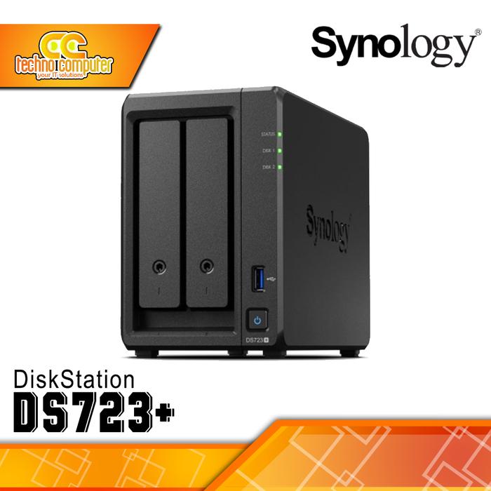 Gambar Synology DiskStation DS723+ 2-Bay NAS Server External Cloud DS723 plus dari Techno Computer Bali Kota Denpasar Tokopedia