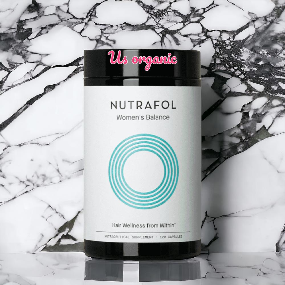 NUTRAFOL Women's Balance 120 Kapsul - Suplemen Rambut Menopause ORI - Made in USA - Meningkatkan Pertumbuhan Rambut & Kesehatan Kulit