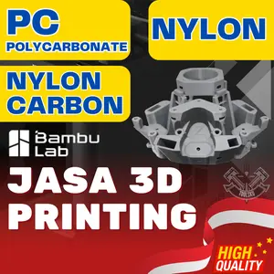 Cetak 3D Printing / Objek 3D / Custom 3D Printing Bahan PC | NYLON | PA-CF
