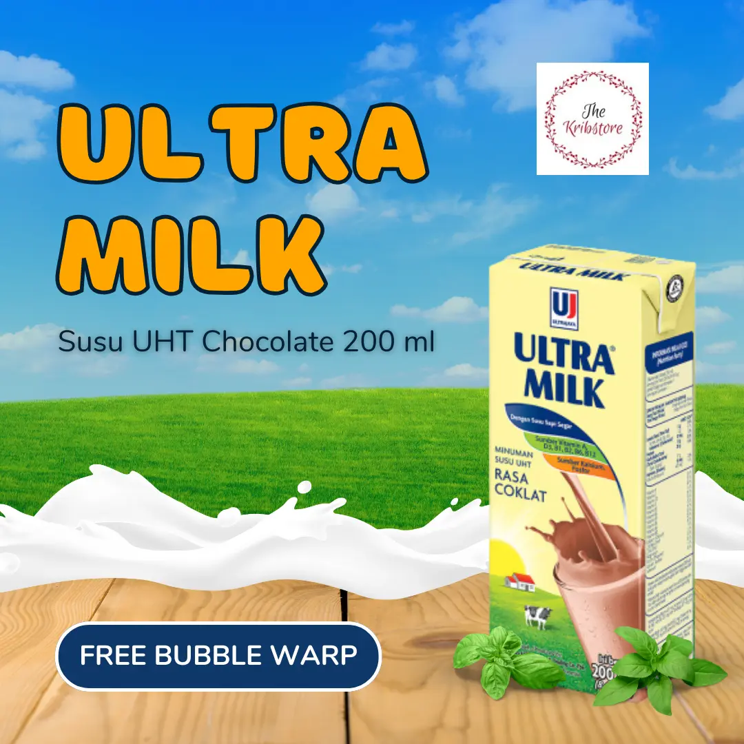 ULTRA MILK Susu UHT Cokelat Chocolate 200 ml