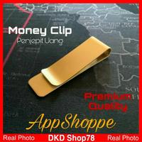 Gambar Money Clip Penjepit Uang Mulus Klip Dompet PREMIUM BRASS MATTE FINISH dari DKD Shop78 Kota Administrasi Jakarta Selatan 1 Tokopedia