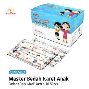 Masker Bedah Medis Anak Onemed isi 50 per box / Masker anak Onemed