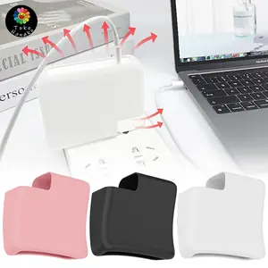 Case Charger Macbook Pelindung Charger Macbook Cover Silikon Protector Magsafe Charger Case For Macbook Series Power Protection Macbook 29w/30w/35w