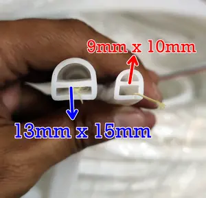 Karet selang LED alis flexible selongsong silicone tube pelindung led