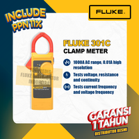 Gambar FLUKE 301c 1000 A AC True-RMS Clamp Meter dari FlukeDistributorIndonesia Kota Semarang 1 Tokopedia