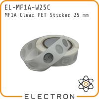 Gambar EL-MF1A-W25C RFID NFC 13.56 MHz 1K Wet Inlay 25 mm Circle Clear Sticker Label PET Waterproof Tag Chip 13.56MHz ISO14443A RC522 25mm dari Electron ID_NEW Kota Tangerang 1 Tokopedia