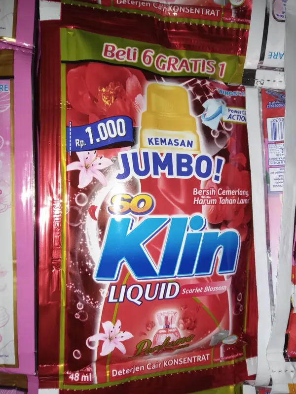 SOKLIN LIQUID SACHET JUMBO 40ML 4