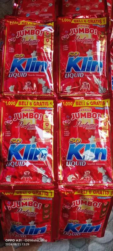 SOKLIN LIQUID SACHET JUMBO 40ML 0