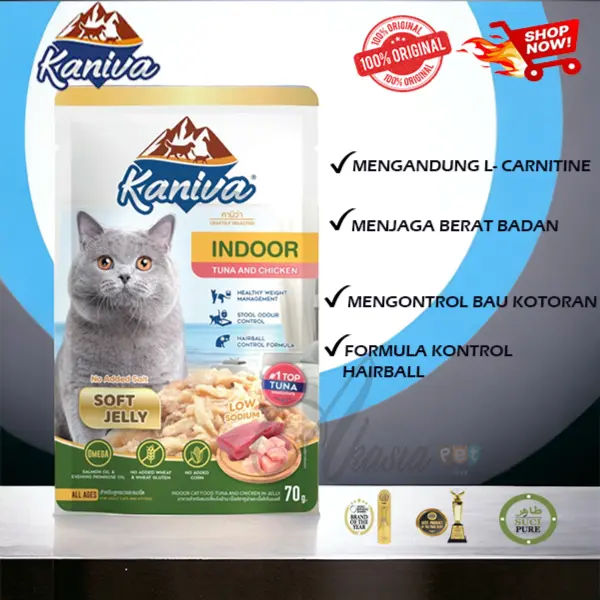 KANIVA MAKANAN BASAH KUCING POUCH 70 GR WETFOOD CAT 0