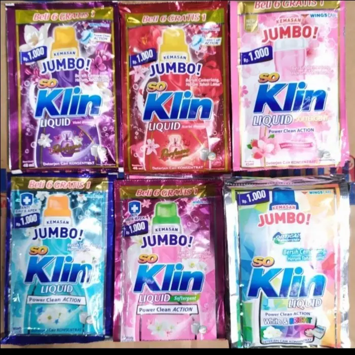 SOKLIN LIQUID SACHET JUMBO 40ML 1
