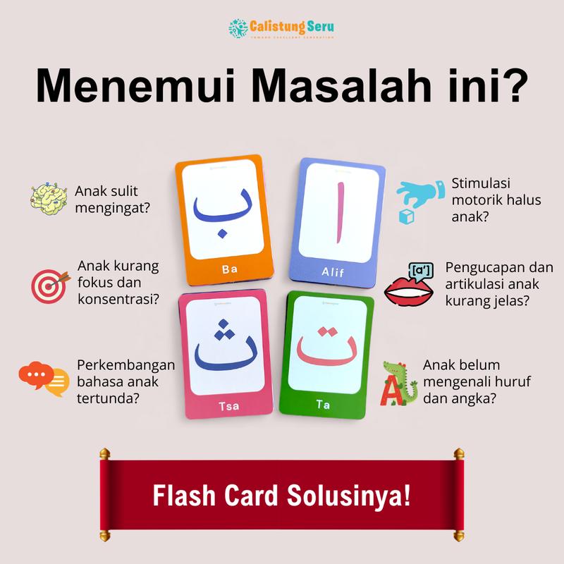 Flash card Huruf Hijaiyah Media Belajar Huruf Arab 4