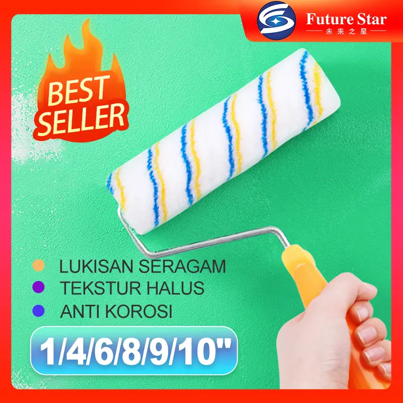 KUAS ROLL CAT TEMBOK MURAH 4" / ROLLER CAT 4 INCH