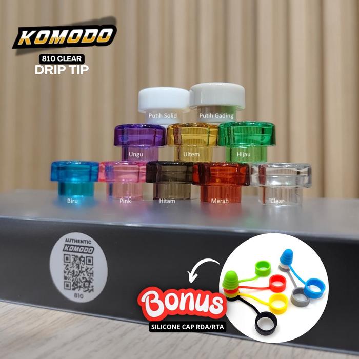 Gambar Komodo Driptip 810 Clear Glitter Blink Transparant - Ungu dari COMMSHOP ID Kota Tangerang Tokopedia