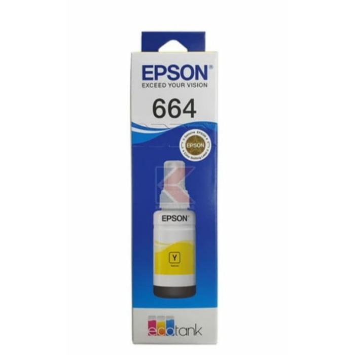 Gambar Tinta Epson T664 T6644 T 664 6644 Yellow Cartridge Original Ori dari Phoenixindo Online Kota Administrasi Jakarta Barat Tokopedia