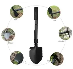 Pacul Lipat Kemah / Cangkul Lipat Mini Camping Portable / Sekop Ransel Berkemah Multifungsi / Portable Shovel Travel - Gudanesia