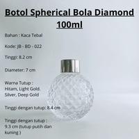 Gambar Botol Reed Diffuser Spherical Bola DIAMOND Transparan - 100 mL - Hitam dari Java Botol Kota Surabaya 1 Tokopedia