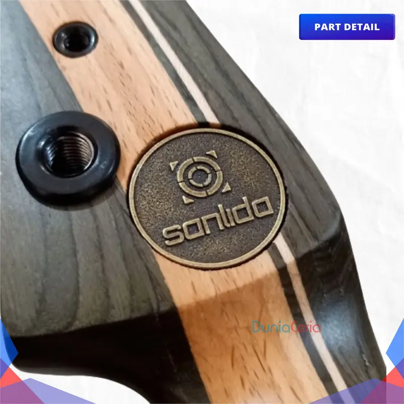 Fullset Busur Panah Import Sanlida Noble Standard Wooden Recurve Bow 3