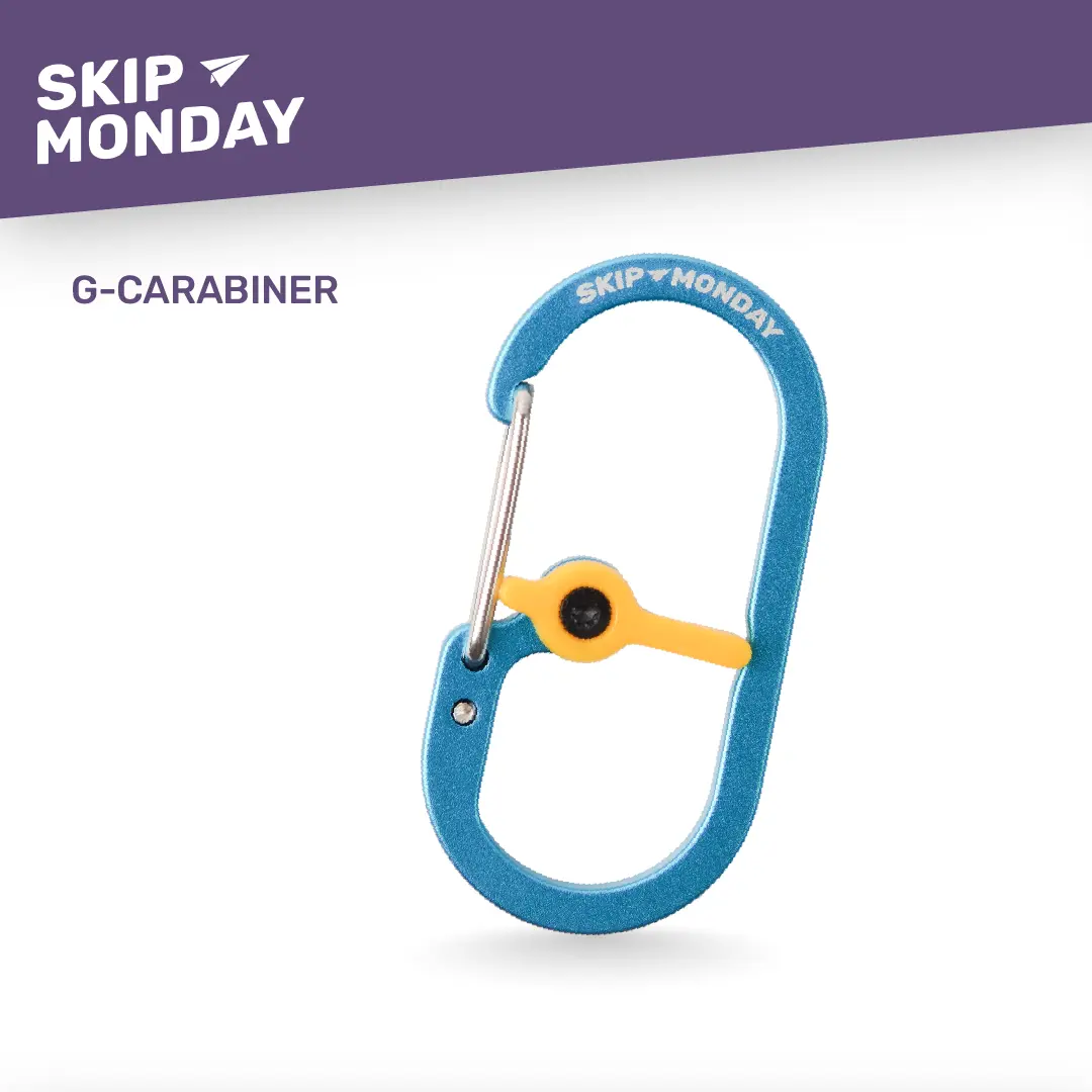 Skip Monday G-Biner Carabiner (2 Pcs /Pack) Gantungan Cantolan Tas Aksesoris Karabiner Climbing Keychain Kunci
