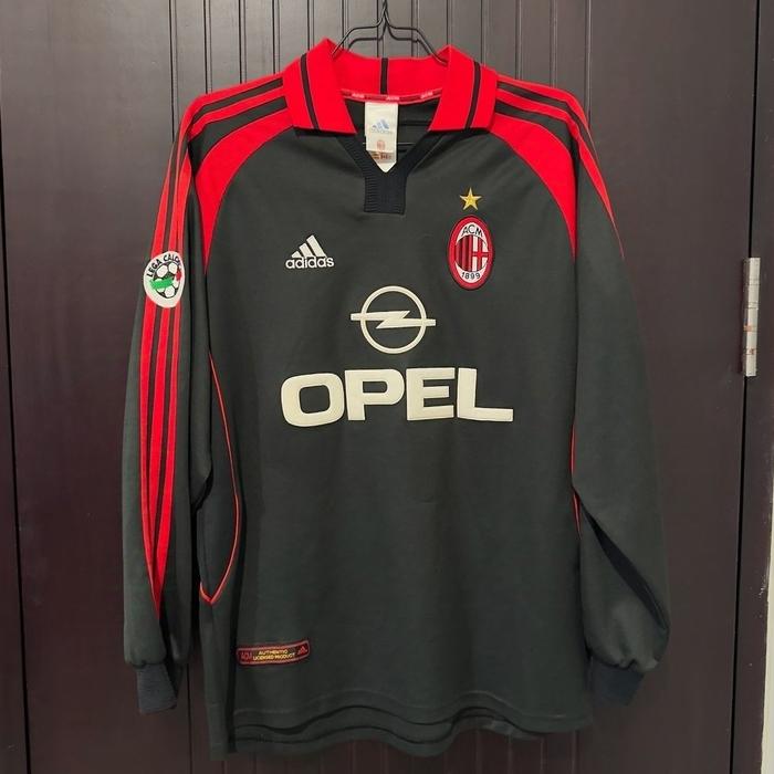 Ac Milan Long Sleeve Football Shirt Retro Jersey Ac Milan