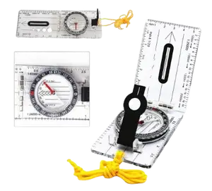 outdoor kompas lipat bidik acure model mistar penggaris compas navigasi presisi akurat silva,folded compass survival hiking navigation prisma ideal determine direction