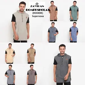 Rompi Sholat Pria Terbaru Zayidan - Hoddie - Khaki