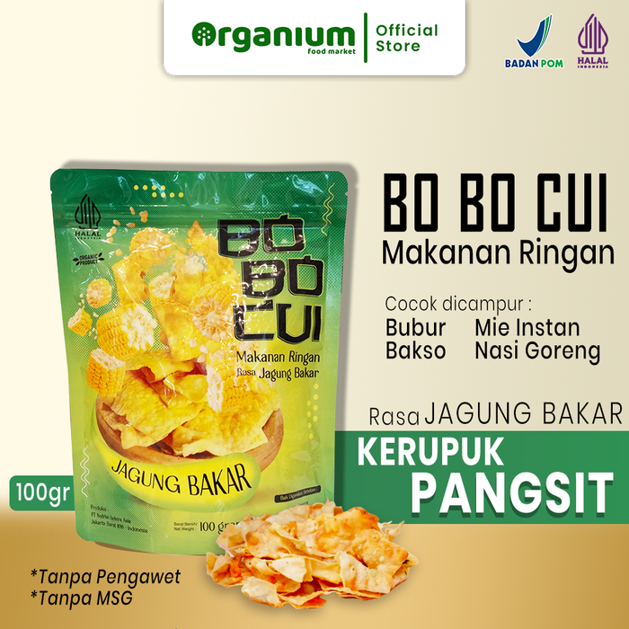 Gambar Organium Bo Bo Cui Crackers Jagung Bakar 100g dari Organium Kota Administrasi Jakarta Barat Tokopedia