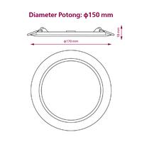Gambar Lampu Plavon Philips Slim Downlight DL262 Magneos D150 12W 65K Putih dari Philips Lighting Bogor Kab. Bogor 3 Tokopedia