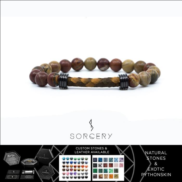 Gambar SORCERY Bracelet 18K REALGOLD Gelang Asli Pria Wanita- OSR-BLK-NSXPT dari Sorcery Kab. Tangerang Tokopedia