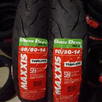 Gambar Paket Ban Maxxis Green Devil 80/80-14 & 90/80-14 Murah dari Sumber Jaya Motocare Kota Administrasi Jakarta Barat 1 Tokopedia