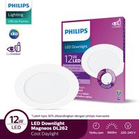 Gambar Lampu Plavon Philips Slim Downlight DL262 Magneos D150 12W 65K Putih dari Philips Lighting Bogor Kab. Bogor 1 Tokopedia