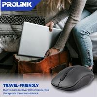 Gambar MOUSE PROLINK PMW5010 WIRELESS 125HZ 1200DPI DONGLE TANPA KABEL BLACK/CHARCOAL/BLUE - Charcoal dari btgcom Kota Denpasar 5 Tokopedia