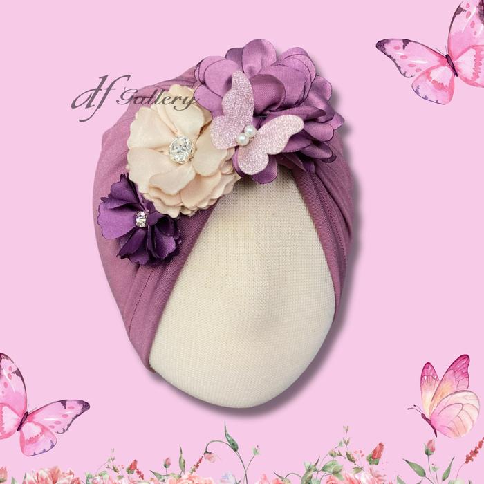 Gambar Turban Anak Bayi Perempuan Lilian Diamond dfGallery Cantik - Taro dari dfGallery.id Kota Surabaya 5 Tokopedia