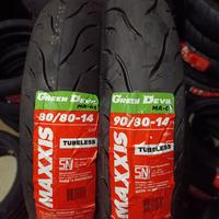 Gambar Paket Ban Maxxis Green Devil 80/80-14 & 90/80-14 Murah dari Sumber Jaya Motocare Kota Administrasi Jakarta Barat 4 Tokopedia