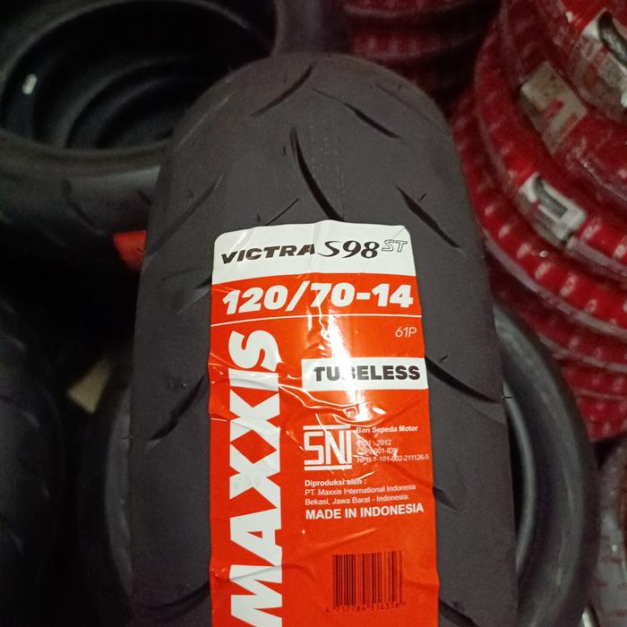Gambar Ban Maxxis Victra 120/70-14 Termurah dan Stok Terbaru dari Sumber Jaya Motocare Kota Administrasi Jakarta Barat Tokopedia