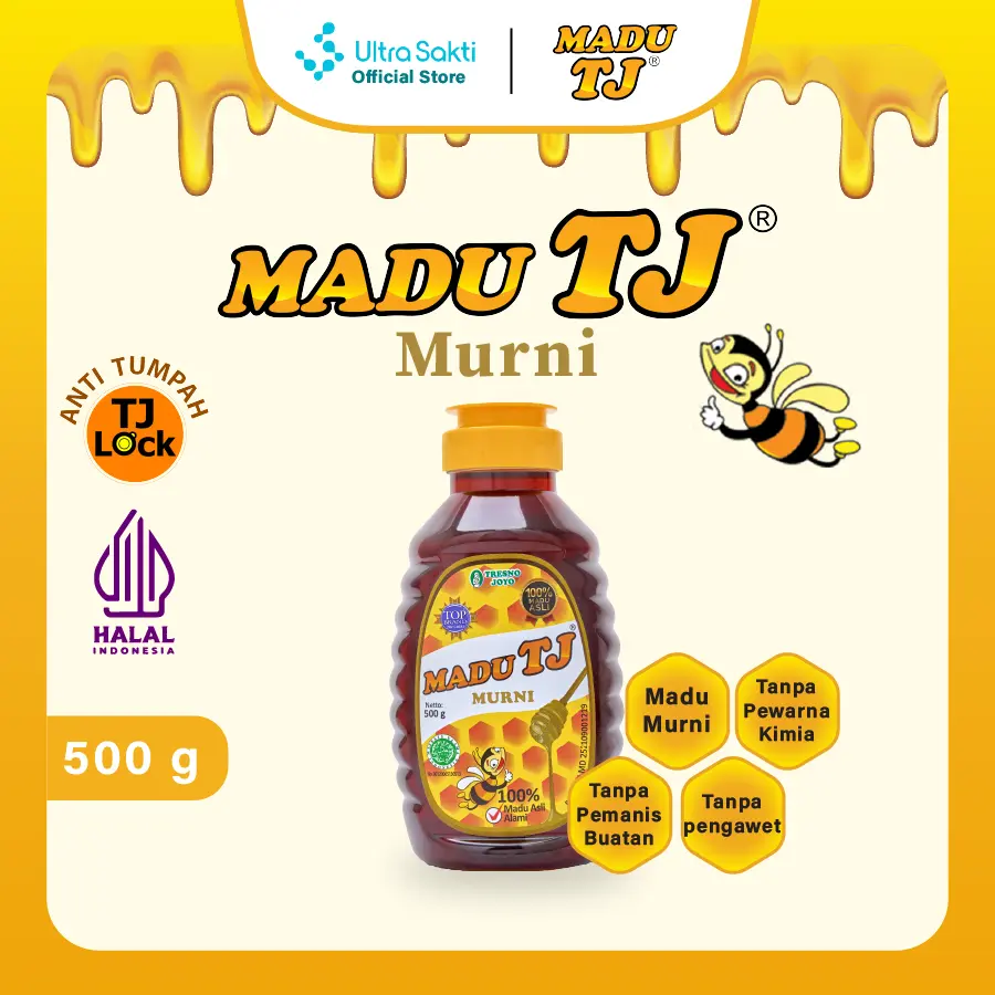 Madu TJ Murni 500gr - Untuk Menjaga Daya Tahan Tubuh