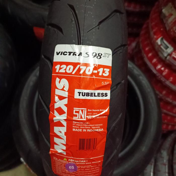 Gambar Ban Maxxis Victra 120/70-13 Untuk Nmax Depan dari Sumber Jaya Motocare Kota Administrasi Jakarta Barat Tokopedia