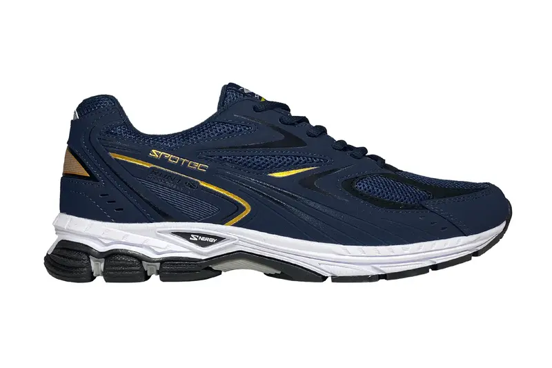 SPOTEC Sepatu RUNNING Artikel GLADE- Biru/Emas 1