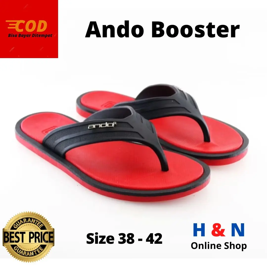 H&N Online Shop - Sandal Jepit Pria - ANDO BOOSTER - Wide Fit - Size 38 - 42 OBRAL !!!