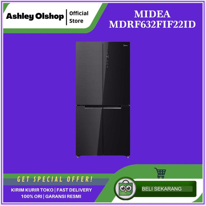 Gambar Kulkas Midea 4 Pintu MDRF632FIF22ID Inverter Quatro Kulkas Multi Door Smart Cooling dari Ashley Olshop Official Store Kota Administrasi Jakarta Utara Tokopedia