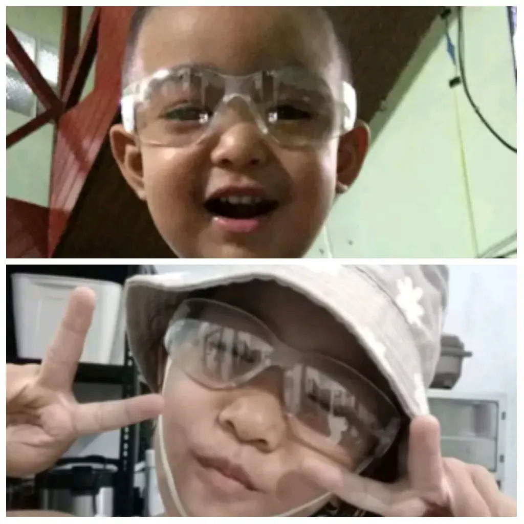 kacamata anak bening transparan sepeda motor laki perempuan pelindung mata dari debu angin / kaca mata bening lab laboratorium fashion safety glasses googles apd savety google sport murah