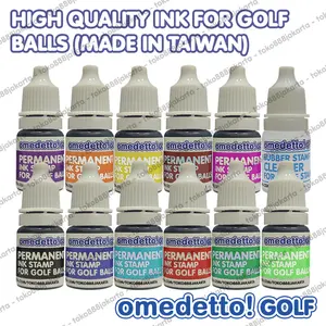REFILL INK TINTA GOLF BALL STAMP STEMPEL BOLA HIGH QUALITY OMEDETTO