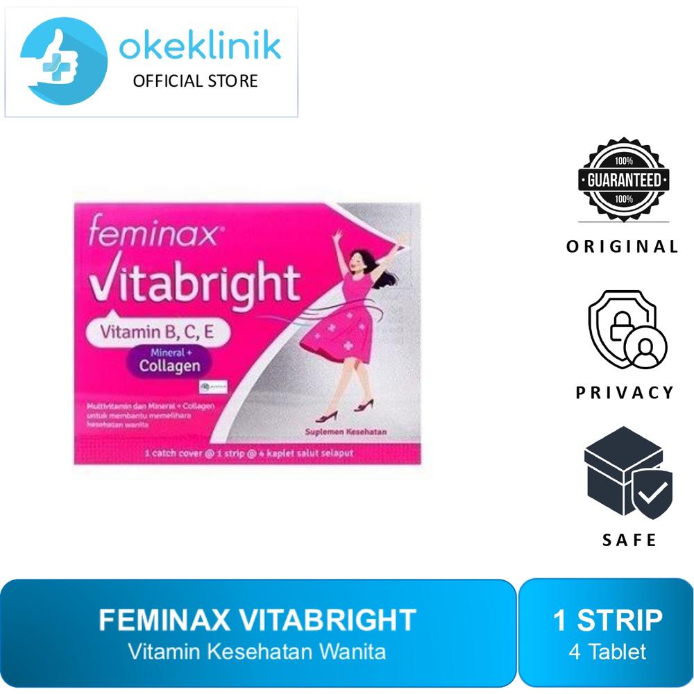 FEMINAX VITABRIGHT STRIP 4 KAPLET