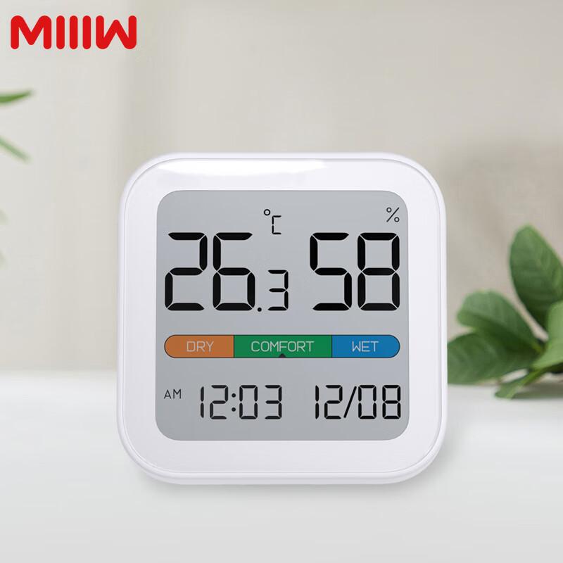 Termometer Suhu Ruangan Humidity Hygrometer Jam Kalender Akurasi Tinggi ...