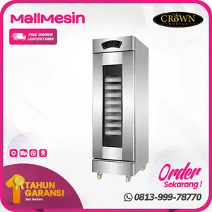 Electric Proofer CROWN MP-16T | Mesin Pengembang Roti Kapasitas 16 Loyang